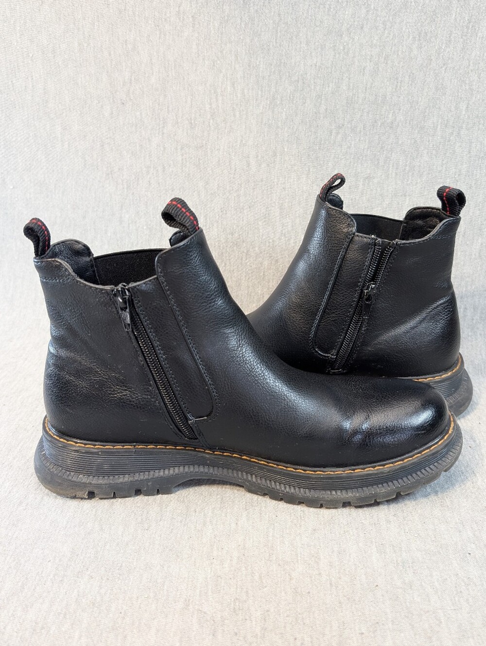 Josef Seibel Paloma Waterproof Ankle Boots Women's 41 Black Leather - Picture 8 of 15